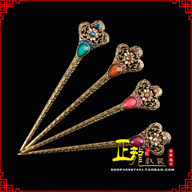 未央头饰老旦青衣员外夫人簪子 老旦发簪