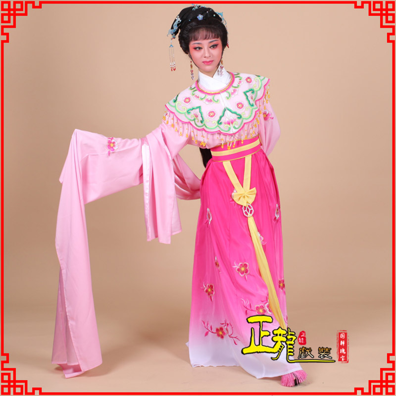 未央水袖青衣练功花旦服 梅花古装衣