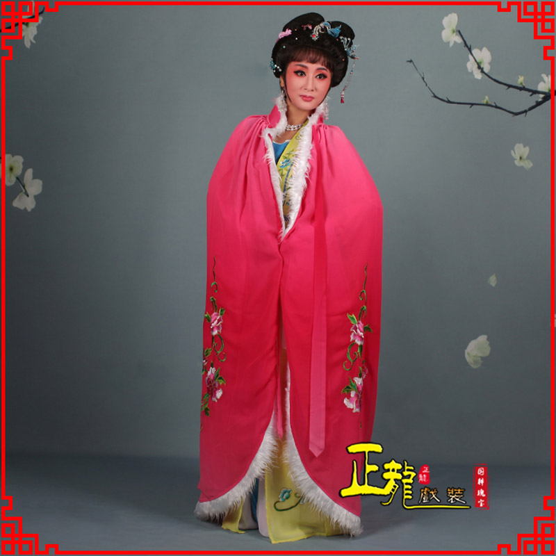 未央小花旦绣花斗篷 花旦披风