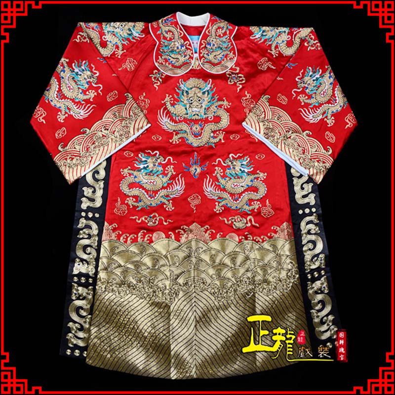 未央皇帝蟒袍全金八宝团龙蟒